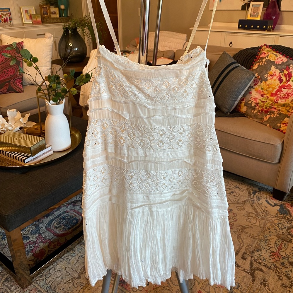 NWT Free People ivory sundress size large
